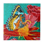 Poised Butterfly I Ceramic Tile<br><div class="desc">Butterflies & Insects</div>