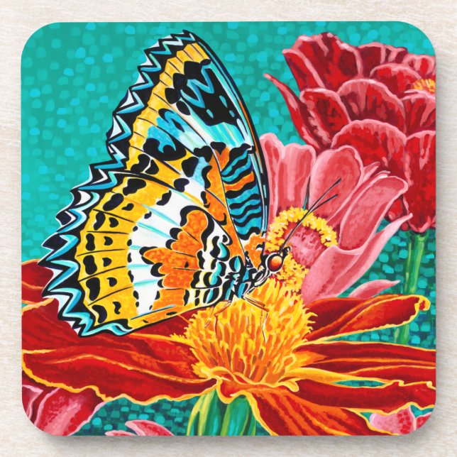 Poised Butterfly I Coaster (Front)