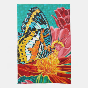 Poised Butterfly I Tea Towel