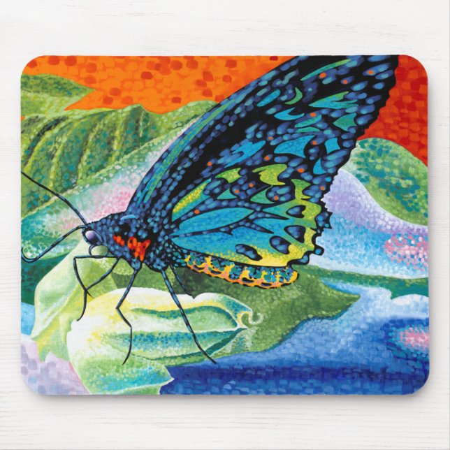 Poised Butterfly II Mouse Pad (Front)