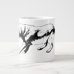 Poised Stride – Side Profile Large Coffee Mug