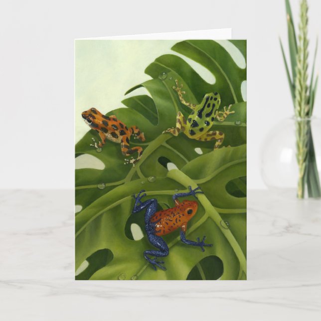 Poison Arrow Frogs Card (Front)