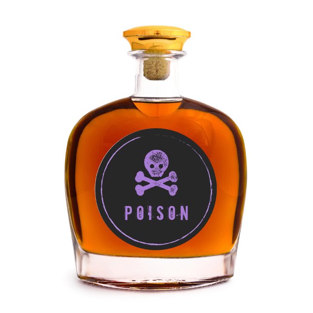 Poison Bottle - Alcohol bottle label for Halloween (Creator Uploaded)