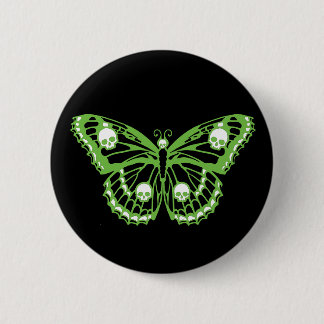Poison Butterfly 6 Cm Round Badge