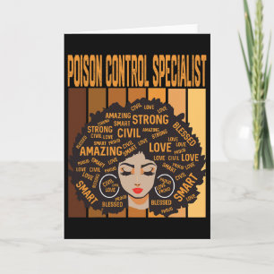 Poison Control Specialist Black History Month Prid Card
