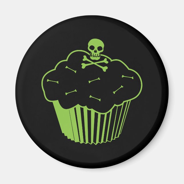 Poison Cupcake Magnet (Front)