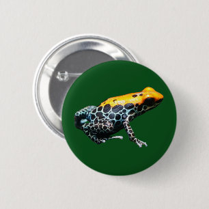 Poison Dart Frog 6 Cm Round Badge