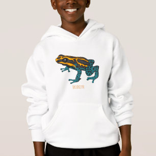 Poison dart frog cartoon illustration
