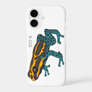 Poison dart frog cartoon illustration