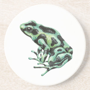 Poison dart frog coaster