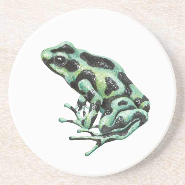 Poison dart frog coaster (Front)
