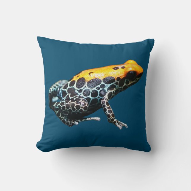 Poison Dart Frog Cushion (Front)