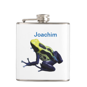Poison Dart Frog Hip Flask