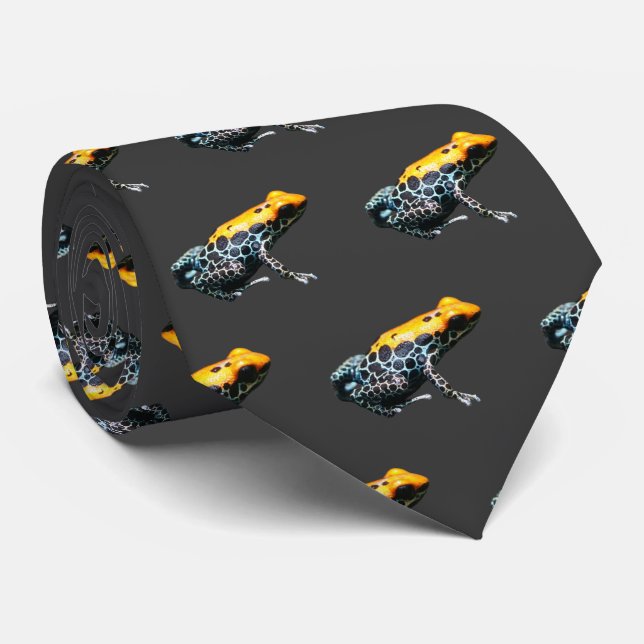 Poison Dart Frog Neck Tie (Rolled)