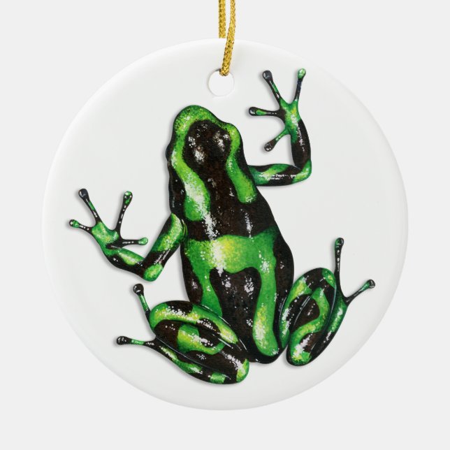 Poison Dart Frog Ornament (Front)