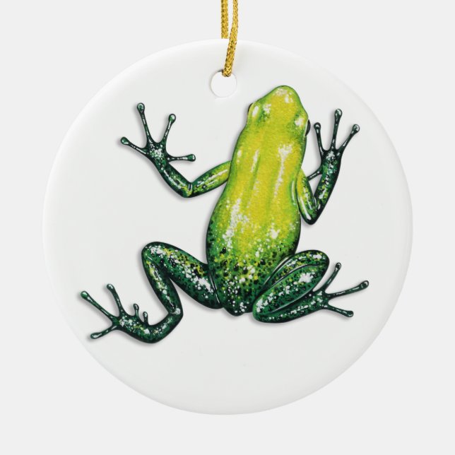 Poison Dart Frog Ornament (Front)