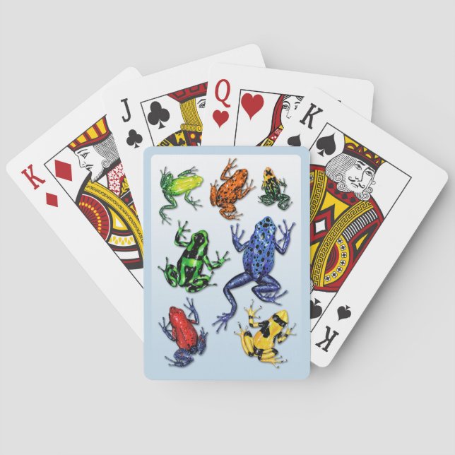 Poison Dart Frog Playing Cards (Back)