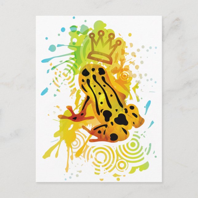 Poison_dart_frog Postcard (Front)
