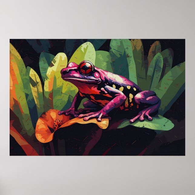 Poison Dart Frog Poster (Front)