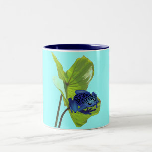 Poison Dart Frog Two-Tone Coffee Mug