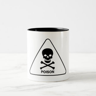 poison drink Two-Tone coffee mug