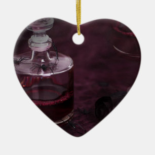 poison halloween ceramic tree decoration