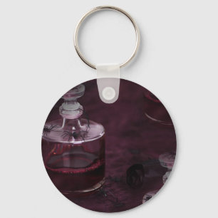 poison halloween key ring