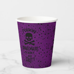 Poison Halloween Paper Cups