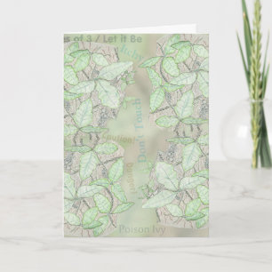 Poison Ivy Birthday Card