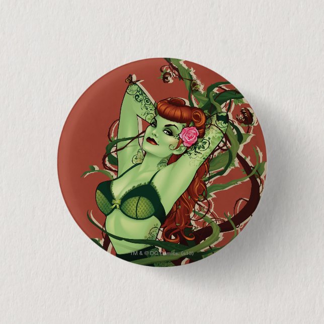Poison Ivy Bombshell 3 Cm Round Badge (Front)
