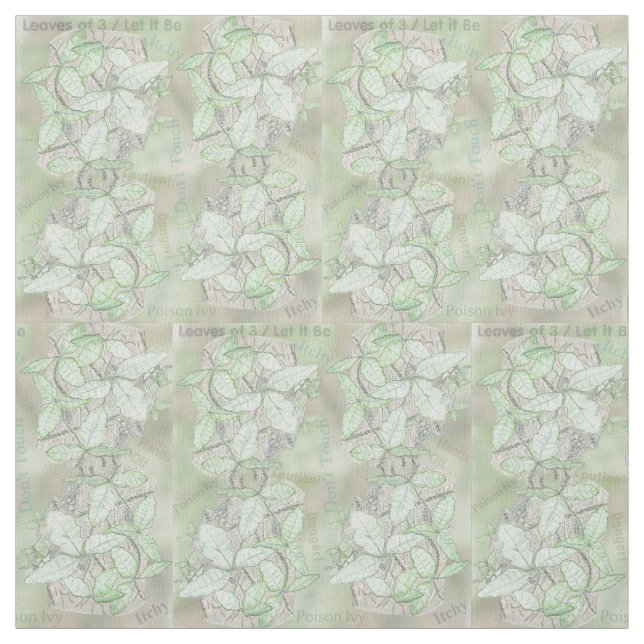 Poison Ivy Fabric (Swatch)