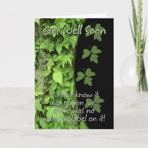 Poison Ivy Get Well Soon Card