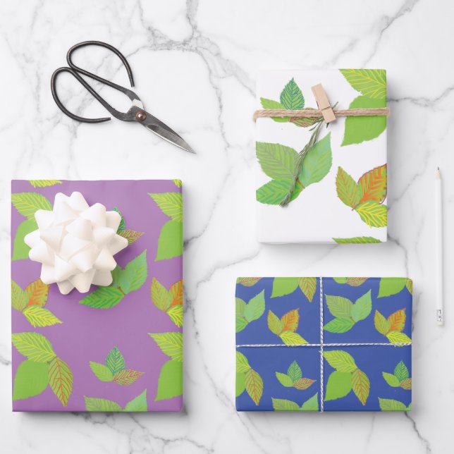 Poison ivy wrapping paper (Front)