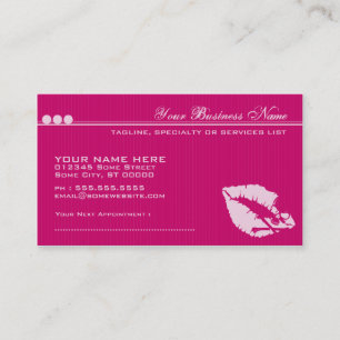 poison lips appointment card