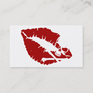 poison lips business card
