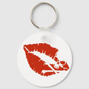 poison lips key ring