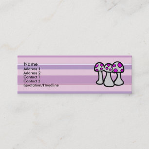 Poison Mushroom Profile Cards