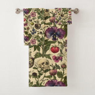 Poison Petals Bath Towel Set