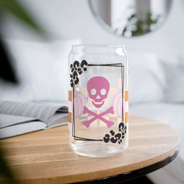Poison Skull Halloween Coffee Mug, Fall Halloween Can Glass (Creator Uploaded)