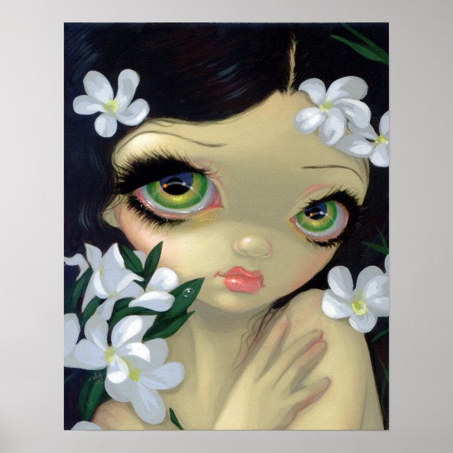 Poisonous Beauties 2 : White Oleander ART PRINT (Front)