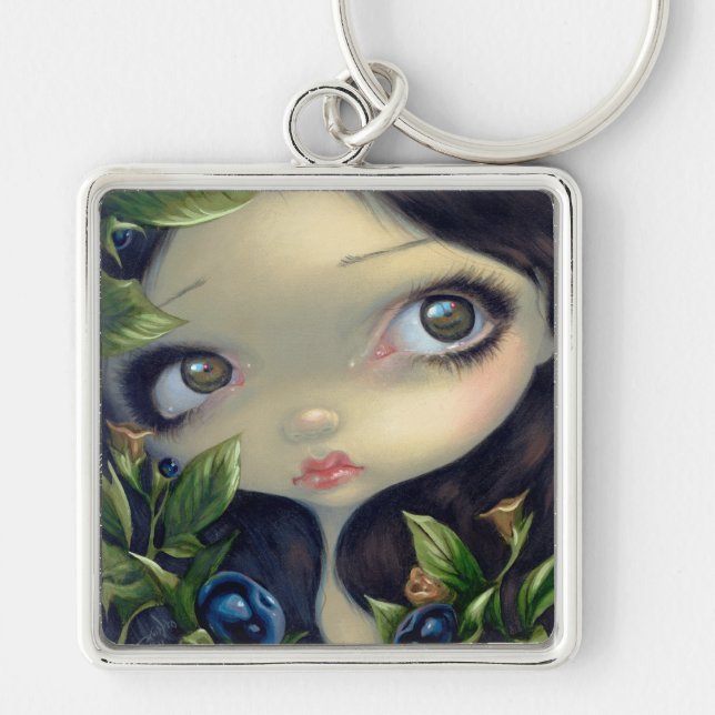 "Poisonous Beauties I: Belladonna" Keychain (Front)