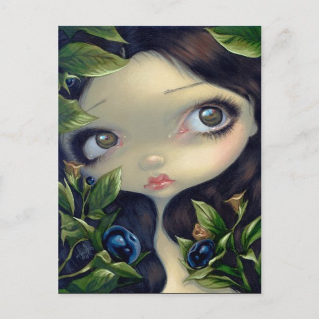"Poisonous Beauties I: Belladonna" Postcard (Front)