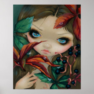 Poisonous Beauties X:  Virginia Creeper ART PRINT