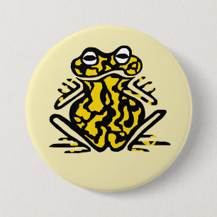 Poisonous Corroboree Frog - Aussie Wildlife - 7.5 Cm Round Badge