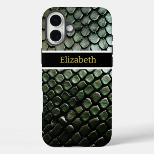 Poisonous snakeskin patterns in nature iPhone 16 plus case