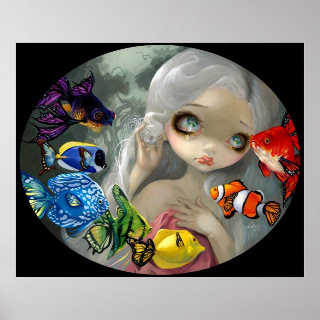 Poissons Volants: Arc-en-Ciel ART PRINT rococo pop (Front)