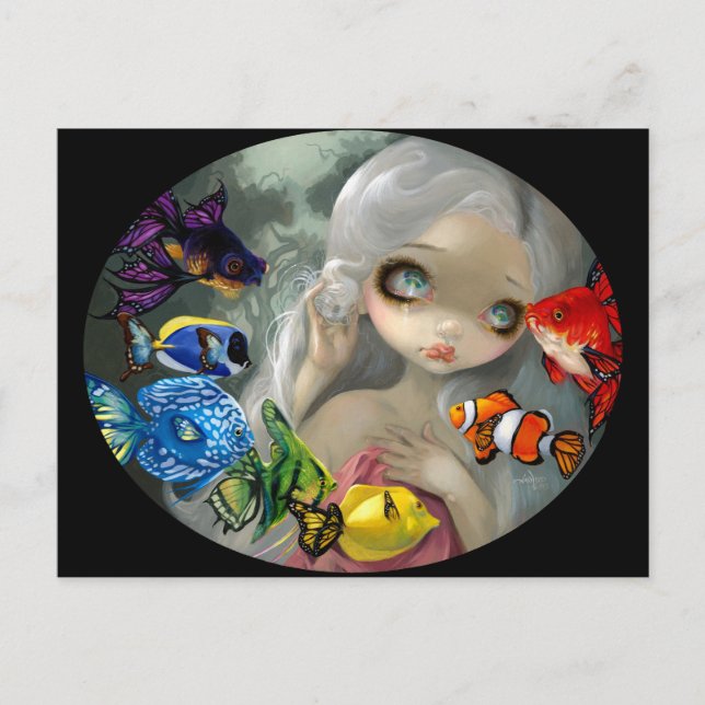 "Poissons Volants: Arc-en-Ciel" Postcard (Front)