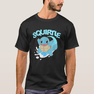 Pok mon Squirtle Riding A Wave Cute Shot T-Shirt
