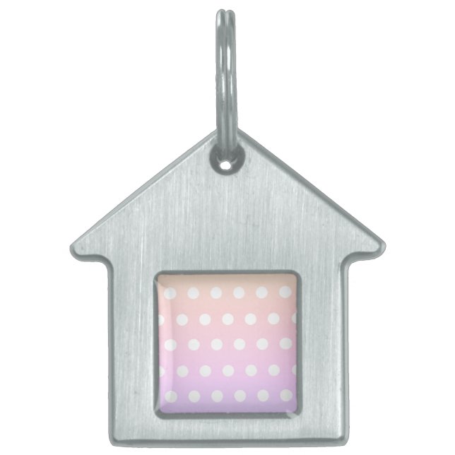 Poka Dots Pet ID Tag (Front)