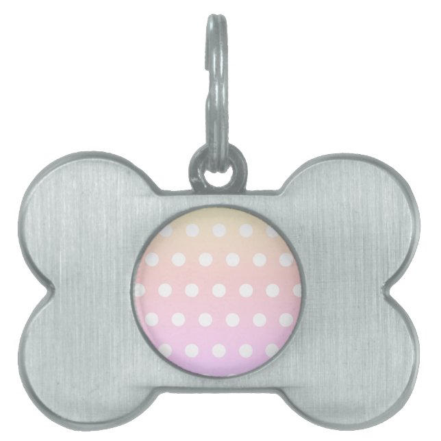 Poka Dots Pet ID Tag (Front)